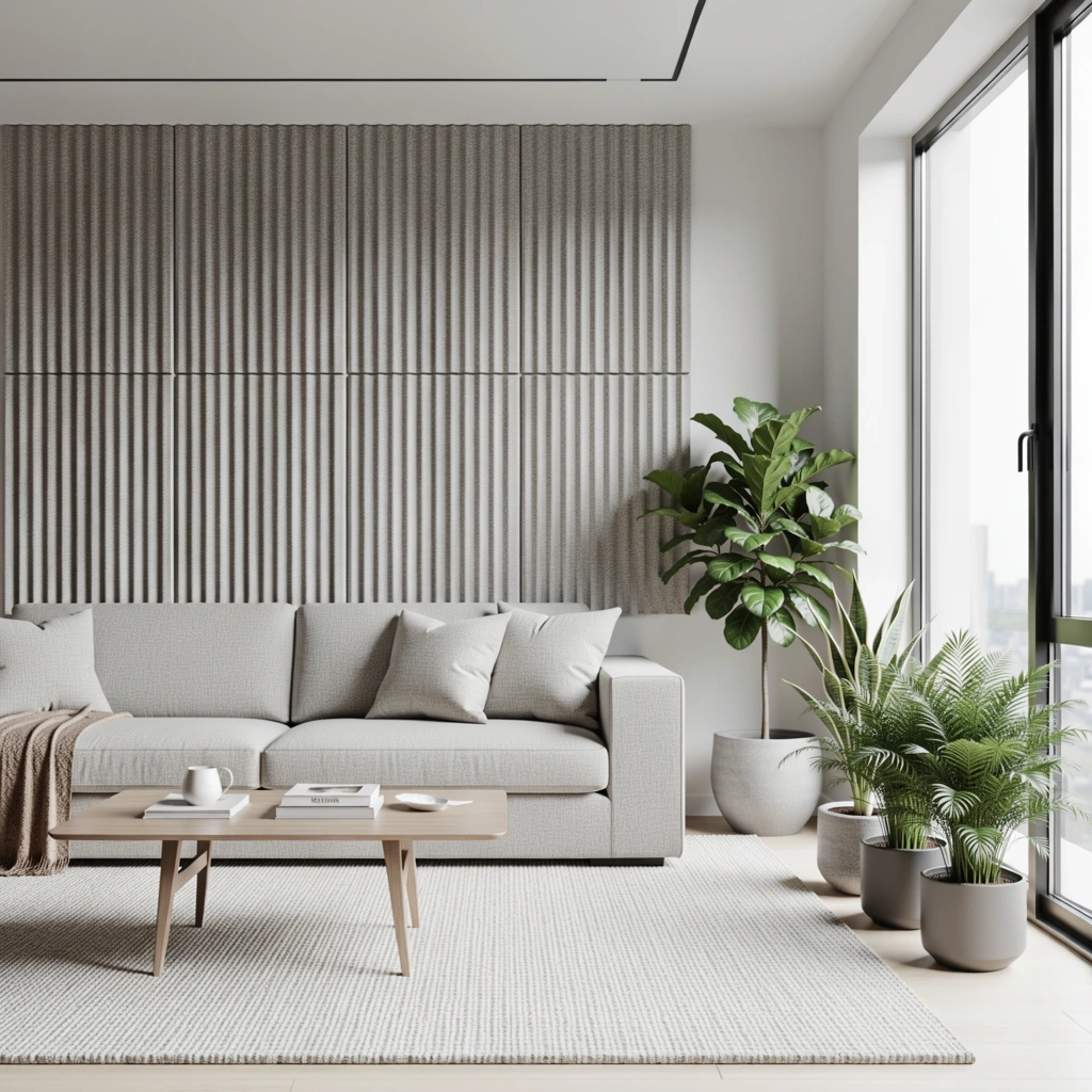 Interno domestico acusticamente ottimizzato